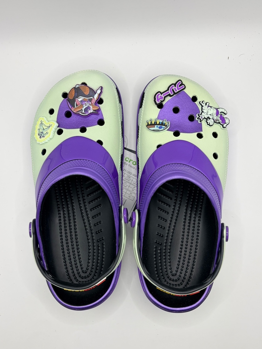Crocs Classic Dragon Ball Z Themed Clogs with Character Jibbitz, Size 10